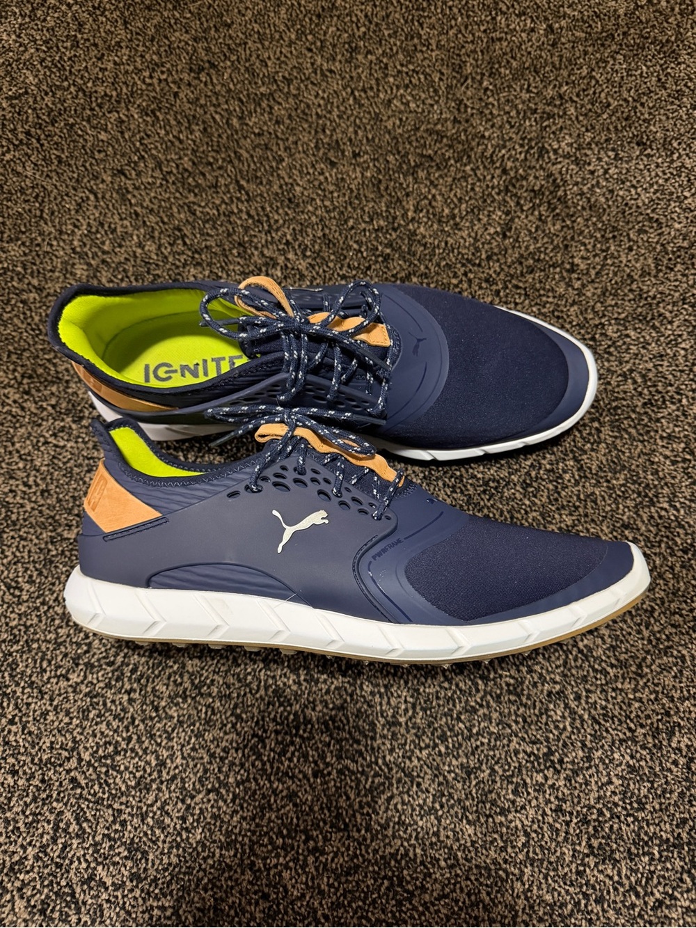 Puma Navy Ignite Golf Shoes